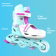 Роликові ковзани Neon Inline, розмір 30-33, бірюзовий (NT07T4) - изображение 5