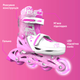 Роликові ковзани Neon Inline, розмір 34-37, рожевий (NT08P4) - изображение 8