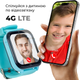 Детские GPS часы JETIX DF100 Pro Kids с виброзвонком, 4G видеозвонком и фонариком (Blue) - изображение 2