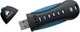 Pendrive Corsair Padlock 3 64GB USB 3.0 Type-A Black/Blue (CMFPLA3B-64GB) - obraz 4