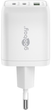 Ładowarka do telefonów Goobay 65 W USB-A USB-C PD GaN White (4040849647543) - obraz 3