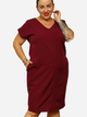 Sukienka tunika damska Karko SC136 46-48 Bordowa (5903676203711) - obraz 1