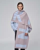 Жакардовий шарф Inuikii Taupe OS Бузковий 42060-061 - изображение 1