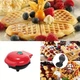 Электрическая мини вафельница Waffle Maker в виде Сердца с антипригарным покрытием Красная - изображение 9