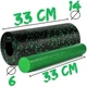 Масажний ролик (роллер) гладкий PowerPlay PP-4348 2 in 1 EPP Foam Roller Чорно/Зелений (33x14см.) (A-013242) - зображення 9