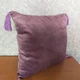 Декор подушка из ткани джакард фиолетового цвета 25*35 - изображение 1