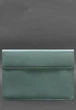 Шкіряний чохол-конверт BN на магнітах для MacBook 15 дюйм, Бірюзовий - изображение 1