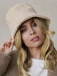 Панама No Brand тепла Teddy Bear букле з каракуля бежева - зображення 2