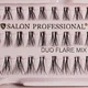 Пучкові вії для нарощування подвійні Salon Duo Flare Individual Lashes MIX - зображення 2