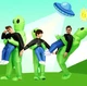 Дитячий костюм інопланетянин, Викрадення людини, Надувний костюм прибульця (80-130) см - зображення 8