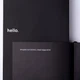 Щоденник недатований YES А5 Hello. Goodbye 252106 288арк. чорний /252106/ - изображение 8