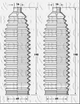 Комплект гофрированных кожухов, механизм рулевого Borg & Beck BSG3421 Borg & Beck (BSG3421) - изображение 1