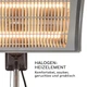 Инфракрасный обогреватель Blumfeldt Heat Guard Focus 2000 Вт на стойке Черный - изображение 6