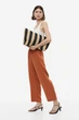 Брюки H&M 1147899П M коричневый - изображение 2