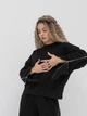 Свитшот оверсайз женский Alisa Line Milan M-L Черный (2500000066412) - изображение 1