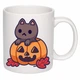 Чашка з друком "Helloween Cat" (колір білий) (20893) - зображення 2