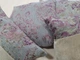 Комплект декоративних подушок Firanka Flowers 40х40см 3шт 40х32см 1шт Бежеві з фіолетовим (п_0011) - зображення 3