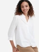 Блузка женская Uniqlo 380411069 XS Белая (1159816523) - изображение 1