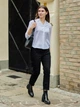 Блузка женская Uniqlo 380411069 XS Белая (1159816523) - изображение 5