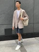 Пиджак мужской UNIQLO 942921408 L Бежевый (1159816636) - изображение 5