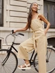 Комбинезон женский Uniqlo 248899555 S Бежевый (1159816619) - изображение 4