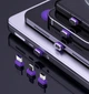 Магнітний кабель зарядки Energy Fort 5А Type-C до Type-C(USB), 240 Вт,480 Мбіт/с (0,5 м) - зображення 4