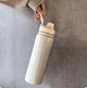 Спортивна термопляшка 800 мл з нержавіючої сталі, вакуумна Beige - изображение 2