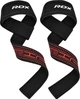Лямки для тяги RDX S4 Gym Cotton Gel Straps Plus Black (WAC-S4B+) - изображение 1