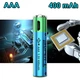 Акумулятор з USB Micro зарядкою Super-L Li-Ion AAA 1.5V 400 mАh - зображення 1