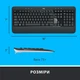 Комплект Logitech MK540 Advanced Wireless UA Black (920-008685) - изображение 7
