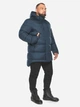 Куртка зимняя длинная мужская Braggart 15009 50 (L) Темно-синяя (br2000001581971) - изображение 4