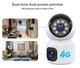 Камера наблюдения 4G V380 pro внутренняя двойная поворотная 4 Мп видеонаблюдения в помещении - изображение 3