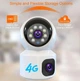 Камера наблюдения 4G V380 pro внутренняя двойная поворотная 4 Мп видеонаблюдения в помещении - изображение 5