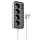 Удлинитель HOCO AC21 Sunlight 4-bit (1C3A) desktop socket (White) (250843) - изображение 1