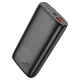 Внешний портативный аккумулятор Павербанк HOCO J122A Respect 20000mAh 22.5W 2USB/1Type-C с быстрой зарядкой QC3.0+PD3.0 Black - изображение 3