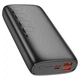 Внешний портативный аккумулятор Павербанк HOCO J122A Respect 20000mAh 22.5W 2USB/1Type-C с быстрой зарядкой QC3.0+PD3.0 Black - изображение 7