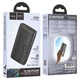 Внешний портативный аккумулятор Павербанк HOCO J122A Respect 20000mAh 22.5W 2USB/1Type-C с быстрой зарядкой QC3.0+PD3.0 Black - изображение 8