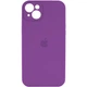 Защитный чехол-накладка Silicone Full Case AA Camera Protect for Apple iPhone 15 Purple (FullAAi15-19) - изображение 1