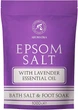 Соль английская для ванн с эфирным маслом лаванды - Aromatika Epsom Salt With Lavander Essential Oil Bath Salt & Foot Soak 1000g (1342918-31024450) - изображение 1