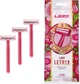 Одноразовый бритвенный станок, с тремя лезвиями, 3 шт - Lezo Letrix Lady 3шт (1294402-150179) - изображение 2