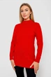 Светр жіночий однотонний колір червоний one size 244R5550 - изображение 1