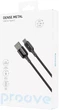 Кабель Proove Dense Metal Type-C 3 A 1 м Black (504980001) - изображение 5