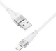 Кабель Proove Soft Silicone Lightning 2.4 A 1 м White (492020003) - изображение 3