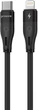 Кабель Proove Soft Silicone Type-C to Lightning 27 Вт 1 м Black (492060001) - изображение 1