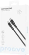 Кабель Proove Soft Silicone Type-C to Lightning 27 Вт 1 м Black (492060001) - изображение 5