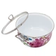 Кастрюля эмалированная Interos 5,7 л "Орхидея" 15116 - изображение 2