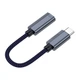 Перехідник Hoco UA29A Type-C male to iP female (L=0.15m) Колір Темно-синій - зображення 4