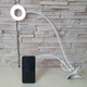 Кольцевая LED лампа-прищепка 9 см Professional Live Streem LS-0066 с гибким креплением 50см для телефона -GKL-9-White. - изображение 3