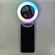 Кольцевая LED селфи-лампа прищепка с зеркалом для телефона и планшета RPG 11см Selfie Ring Light -A4S-Blue. - изображение 4