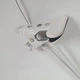 Кольцевая LED лампа 9 см с гибким креплением для телефона ножка прищепка 50см Professional Live Streem LS-0066-White - изображение 9